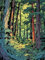 5D Diamond Painting Wald und Gras Diamant Painting Bilder, Diamond Painting Erwachsene Groß XXL 50x70cm, Diamant Malerei Strass Stickerei Set für Wandeko Wohnzimmer, Weihnachten Geschenk A-2020