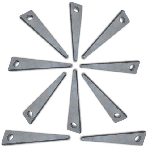 Drive in Hammer in Vine Eyes 75mm Hardened Steel Traditional Hammer in Vine Eyes for Garden Fixtures (Pack of 10)