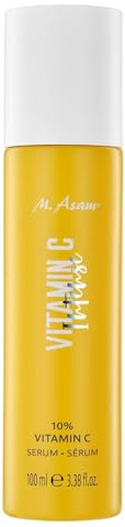 M. Asam Vitamin C Intense 10% Serum (100ml) | Vitamin C Hochdosiert, Anti-Aging Serum Für Strahlenden Glow, Gesichtspflege Für Ebenmäßigen Teint, Spendet Feuchtigkeit