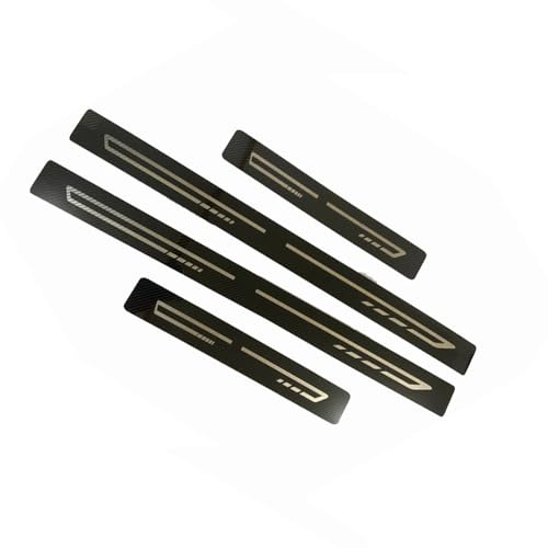 VEADONS Carbon Fiber Car Door Sill Protector for Citroën Jumper 2010–2022 X250, Scratch Resistant Automotive Entry Guard Threshold Sticker, Scuff Plate for Front and Rear Doors