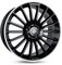 KESKIN KT15 MATT BLACK LIP POLISH 8,5x19 ET45 5.00x5x112 Hub Hole 66.60 mm - Alu felgen