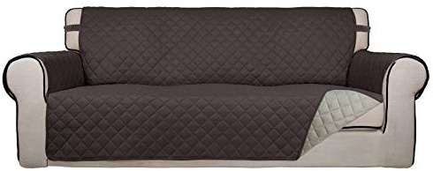 PureFit Reversible Quilted Sofa Cover Dog Couch Covers for Sofa, 66 in