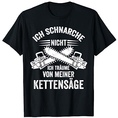 Zimmermann Schreiner Waldarbeit Handwerker Holz - Holzfäller Motorsäge Waldarbeiter Kettensäge Lustig T-Shirt - Schwarz - S - Kurzarm - Klassische Passform - Unisex - Winter