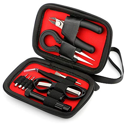Sourcemall Set di strumenti fai-da-te per la costruzione di bobine Kit 10 in 1 con borsa con cerniera