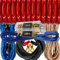 Audiobank Complete 0 Gauge up to 6500 Watts Car Amplifier Installation Power Wiring Kit with Thick 17 Feet FT 0 Gauge Power Cable 150A Fuse Included -Red