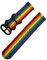 Sjzwt Woven Nylon Uhrenarmband-Band 18mm 24mm 22mm 20mm Gewebe-Band, Regenbogen, 18mm