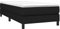 vidaXL Cadre à sommier tapissier en Tissu Noir 80 x 200 cm, lit, Meuble de Couchage, sommier tapissier, Cadre de lit, lit Simple, sommier tapissier, Lits, berceaux