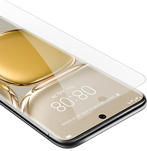 Cadorabo Panzer Schutz Glas für Huawei P50 PRO - Schutzfolie in Ultra-Klar Hüllen freundlich - Gehärtetes (Tempered) Glas Dipslayschutz Folie in 9H Härte Anti Kratzer