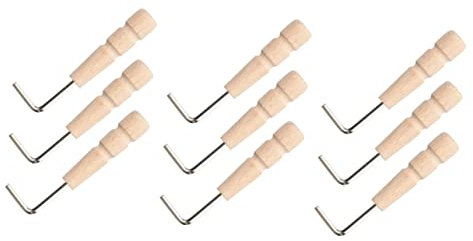 MILISTEN 9 Stk Gitarrenschlüssel Schraubenschlüssel Für Akustikgitarre Traversen-einstellschlüssel Universelles Werkzeug Gitarrenwartungstool Metall Holz Kleiner Schraubenschlüssel
