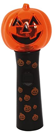 Horror-Shop Kürbis Taschenlampe als Halloween Zubehör