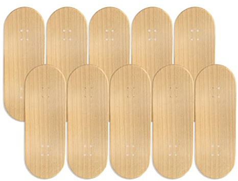 Maker Series Griffbrett-Deck, Ahornholz, ohne Markenzeichen, 34 mm x 97 mm, Teak Tuning Griffbretter, 10 Stück