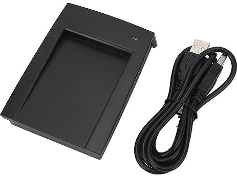 RFID-Kartenleser, R10C USB-IC-Kartenleser 13,56 MHz Hochfrequenz-ABS-Gehäuse IC-Kartenleser USB-Netzteil