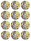 Cubcake, Muffin mit Wunschname und Bild, Zuckerbild, Geburtstag, Essbares Foto für Muffins zum ausschneiden, Tortenbild, Muffin 12 Stück a ca. Ø 6cm - Super Qualität, 09200