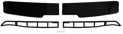 Artudatech Door Spoiler Black Premium Barn Fit for VW Transporter T5 T5.1 T6 T6.1