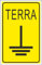 M-ITALY CARTELLO SEGNALETICO - MESSA A TERRA - Adesivo Extra Resistente, Pannello in Forex, Pannello In Alluminio (15x10, Adesivo)