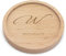 PrintPlanet® - Personalisierter Holz-Untersetzer mit Gravur - Untersetzer mit Namen personalisiert - Motiv: Initiale