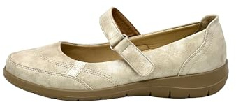 Ablovo® Damen Slipper Loafer Bequeme Mokassins Slip on Frauen Halbschuhe (Beige, EU Schuhgrößensystem, Erwachsene, Damen, Numerisch, M, 41)