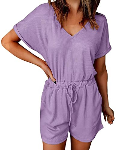 All in one Bodysuits for Women Tracksuit Bottoms Women Overalls Workwear Small tie dye Leg Warmers UK Ladies Jumpsuits Size 12 Sheer Bodysuit for high Elastic Waistband Boiler Suits 3/4