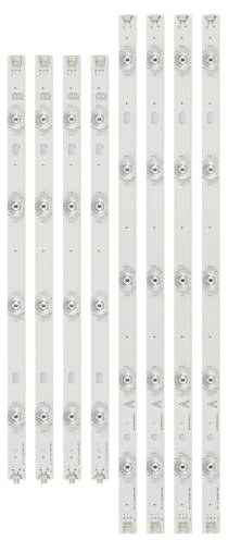 TUCANSBP Bande de Lampe de rétroéclairage LED 9LED, Compatible for LG TV 47 Pouces Innotek DRT 3.0 LG47lb5610 6916L-1715A 6916L-1716A LG47LY340C LG47GB651C