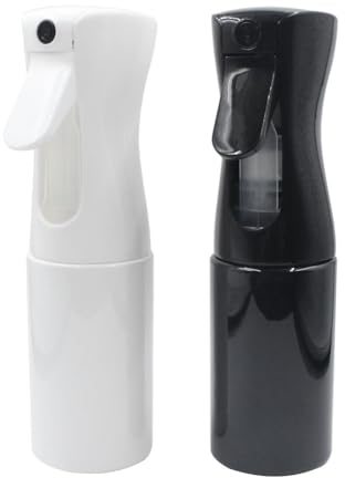 JIADEXIN 2 Piezas Spray Para El Cabello 200ml Botella Pulverizadora Vacía Reutilizable Spray Para El Cabello Atomizador Continuo De Alta Presión Para Peluquería Salón Limpieza Del Hogar