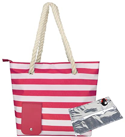 Weintasche,Strandtasche Weintasche,Wein-Handtaschen,Weintasche Mit Zapfhahn,Weintasche Auslaufsichere Isolierte Und Gepolsterte, Weintasche Mit Weintasche,Strandtasche Mit Wein(red)