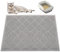 Bufomafo Cat Litter Mat - 60 x 40 cm Litter Tray Mat for Cats - PVC Non-slip Cat Litter Tray Mat Litter Trapping Mat - Easy to Clean Cat Litter Mats Large