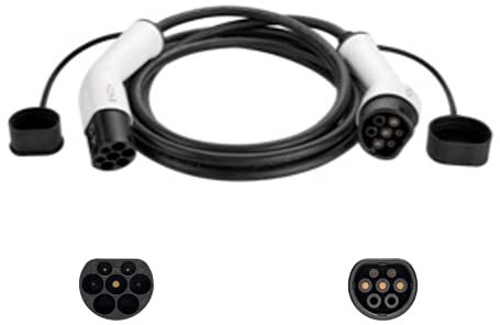 Type 2 EV Charging Cable 32 Amp 7.4KW | Black | 25 M