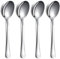 Serving Spoons Pack of 4, Kyraton Large Solid Serving Spoons for Buffet, Stainless Steel Sering Utensils Set for Parties, Gift for Wife, Mother, Chrismas