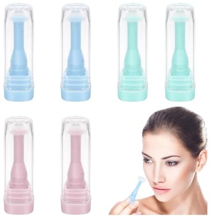 UAIAGM 6PCS Hard Contact Lens Plunger Inserter for Soft and Hard Lenses Eye Contact Lens Remover Tool Applicator Plungers for Easy Contact Lens Handling Eye Contact Remover Plunger Suction Cup