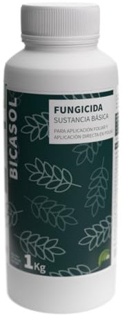 BICASOL Biogungicida polivalente con acción múltiple para plantas ornamentales, arbustos, árboles, huertos control de oídio y moteado mejora salud y la productividad de las plantas