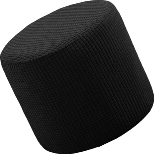 MCNDSI Hussen Runde Fußstütze Stretch Material Hocker Covers, ottomane bezug, Hohe Spandex Schutzhülle Waschbar(F12,30x55cm)