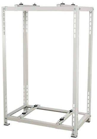 Mini Split Air Conditioner Support Bracket, Heavy Duty Galvanized Steel Condenser Bracket for Heat Pump, Shock Absorption Double Stack Levels