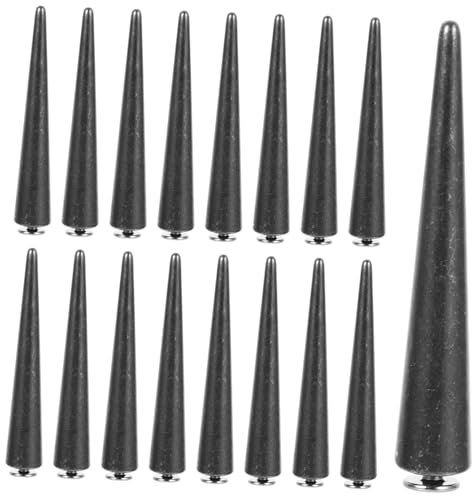 GARIOUANS 30piezas Decoración De Remaches Punk Para Ropa y Bolsos Pinchos Remaches Diy Cónicos Para Manualidades De Moda