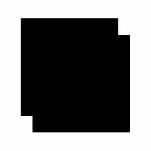 SENRISE Lot de 2 rustines de réparation autocollantes pour bassin - 20 x 20 cm - Adhésif butyle étanche - Pour bâche de jardin - Noir