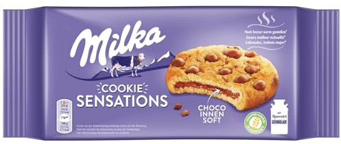 2 er Pack Milka Cookie Sensations 2 x 156g Kekse mit Alpenmilch-Schokoladen