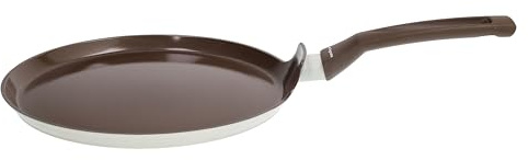Tognana Sintonia, Crepiera 25 cm, alluminio, beige-marrone Alluminio, Beige-Marrone