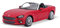 Bauer Spielwaren 18-21083R Fiat 124 Spider Modellauto im Maßstab 1:24, Sortiert