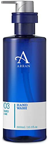 Arran Sense of Scotland Apothecary Seaweed & Sage Hand Wash (300ml) Invigorating Liquid Soap with Essential Oils