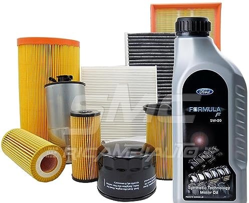 Ricambi Auto Smc Kit Tagliando Per Ford Fiesta VI Con 4 Litri Di Olio Motore Castrol Magnatec 5w30 A5, 385x139x48 mm, 83x72 mm, 131x132 mm, 239x190x20 mm