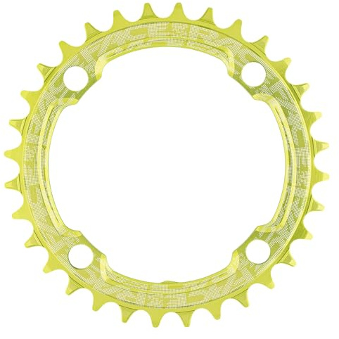 Race Face CHAINRING SINGLE NARROW WIDE, Green, 34T US