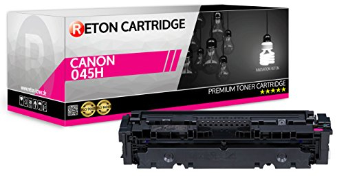 Original Reton Toner | 25% höhere Reichweite | kompatibel zu 045HM Magenta für Canon LBP613Cdw, LBP611Cn MF635Cx, MF633Cdw, MF631Cn