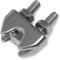 Drahtseilklemme 5mm Edelstahl (10 Stück) A4 AISI 316 DIN741 Stahlseil Klemme Seilklemme Drahtseilklemmen Bügelseilklemmen HEAVYTOOL