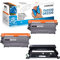 LOSMANN 2X Toner-Kartusche & 1x Trommel Kompatibel zu Brother TN2220 TN2010 DR2200 für Brother HL-2215 HL-2240 HL-2240D HL-2240L HL-2250DN HL-2270DW MFC-7360N MFC-7460DN MFC-7860DW DCP-7055 DCP-7055W