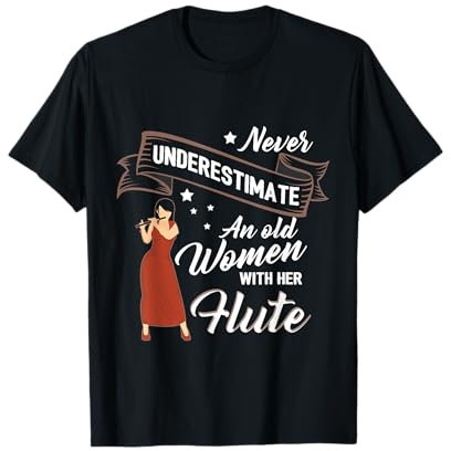 Lustiges Querflöte Flöte Shirt Querflöte Geschenk T-Shirt