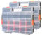 CASOMAN Kleinteile Organizer Sortierkasten zweistöckig, Verstellbare Fächer, Schrauben Sortimentskasten Box leer ohne Zubehör, 38.2x29.4x6.5cm