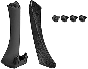Schwarz Türgriff innen,Türgriffe Innentüren Kompatibel Mit BMW E90 E91 316 318 320 325 328 330 335, Auto Zubehör für BMW 3er 2004-2012(E90 Rechts)