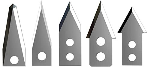 MOOCO MORNING 10 Stück/Set Schneidemaschinen-Klingen für Mefu LeFu Lingpai Fayon Dmais AT Laminiergerät Schneidemaschine Folienschneider Messer PVC Karton Laminierung