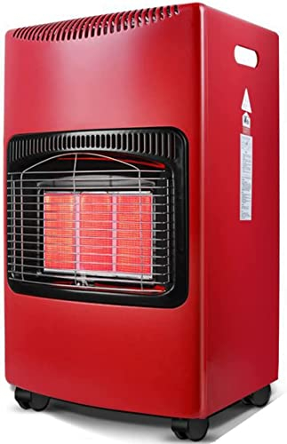 AAPIE Red Square Gasheizungen Mobile tragbare Gasheizung mit 4 Rädern Campingheizungen für Zelte Mautstation Wachbox Restaurant