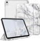 Fintie Funda para iPad 11ª Generación 2025 de 11 Pulgadas (Chip A16), iPad 10ª Generación de 10.9 Pulgadas (2022) - Funda Antichoque y Soporte para Lápiz, Auto-Reposo/Activación,Mármol