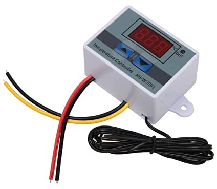 XH-W3001 Temperature Controller Digital LED Thermostat Switch With Waterproof Sensor Probe (24V/240W)